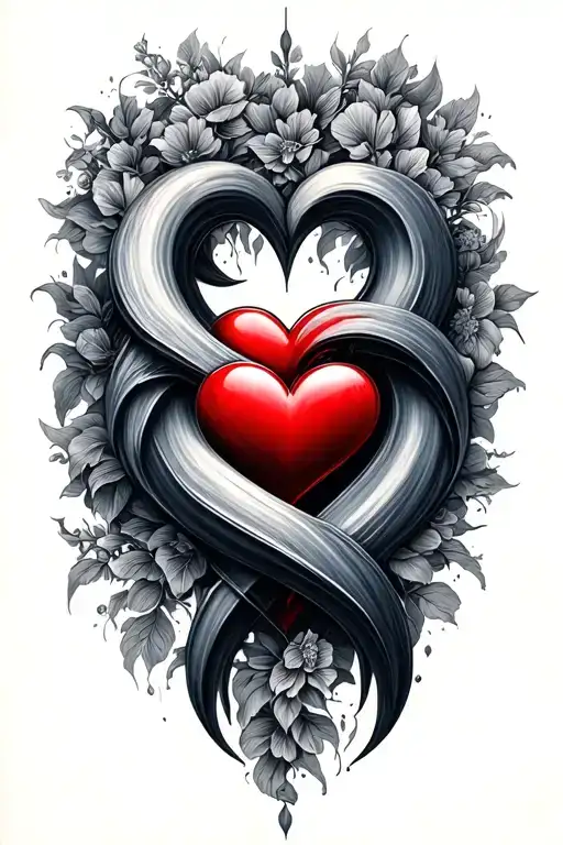 Love Symbol Intertwined