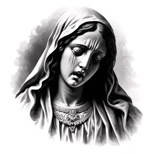 Crying Virgin Mary