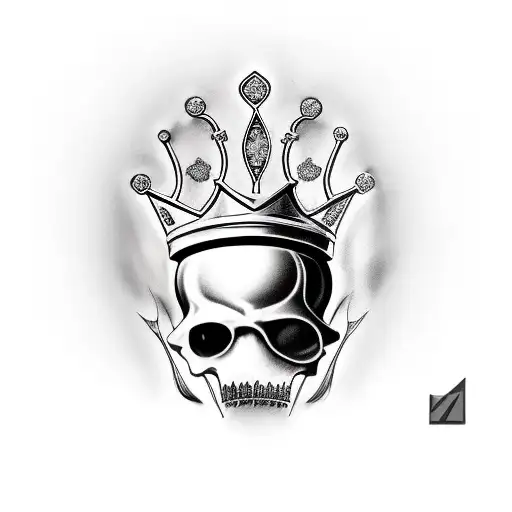 Crown On Top Of The Letter B