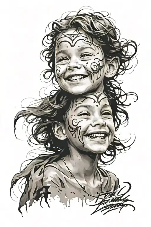 Kids Faces Smiling Face