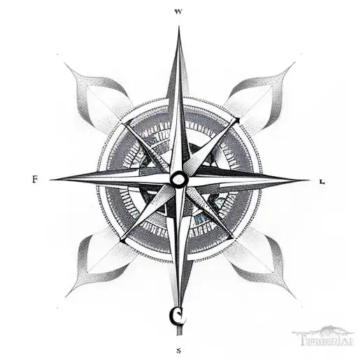 Compass And Skulls