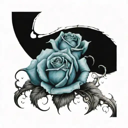 Blue Rose And Death