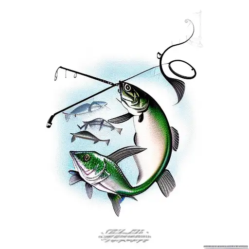 Fishing With Letter D And P