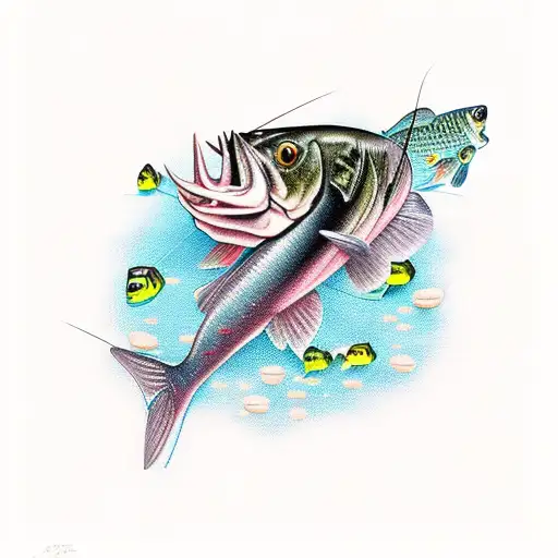 Fishing With Letters D And P Included