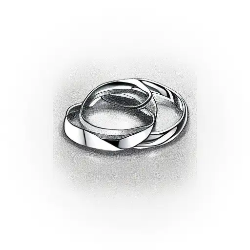 Wedding Ring Tattoo For A Finger