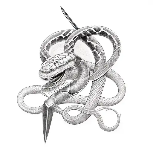 Sword Snake Handle