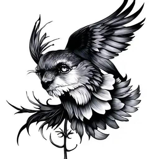 Black Grey Tattoo For Cover Up