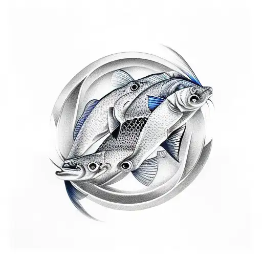 Two Fish Like Yinyang