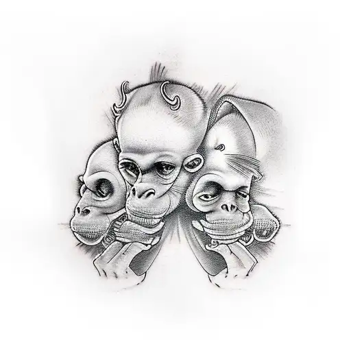 Hear No Evil See No Evil Speak No Evil Monkeys