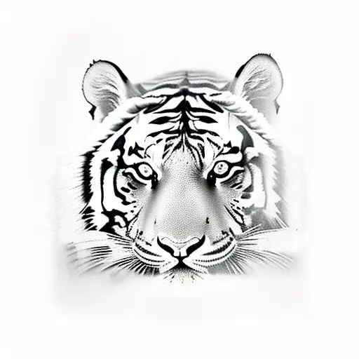 Tiger Eyes With Bamboo