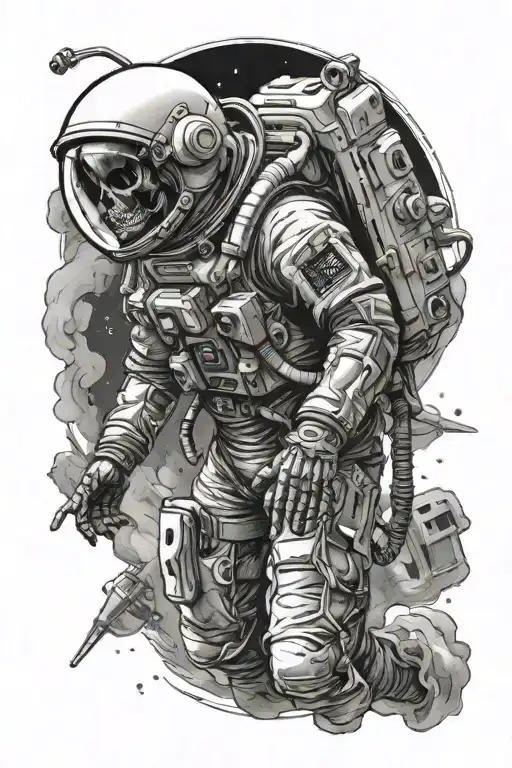 Skeleton Astronaut