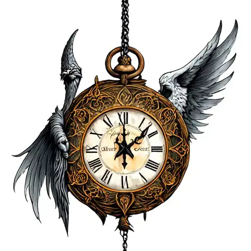Odin Norse Mythology Time Clock