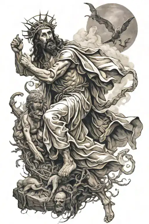 The Temptation Of Jesus By Satan