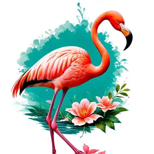 Flamingo Standing