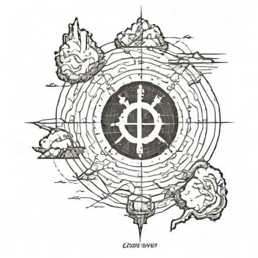 Incorporate Topographic Lines From A Military Map Into A Realistic Depiction Of The Igy6 Symbol