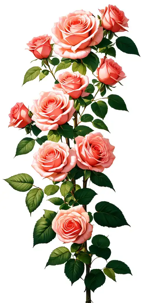 Big And Thick Rose Bush With 20 Roses