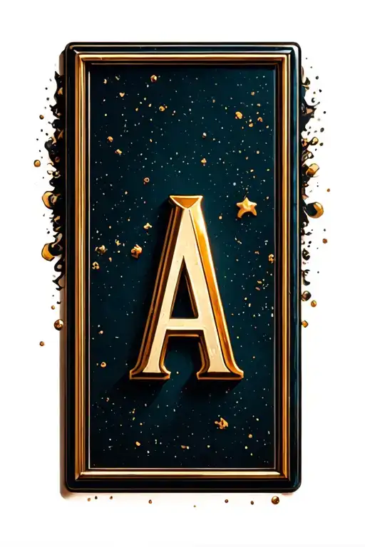 A Jet Jet Of Scrabble Tile Letter