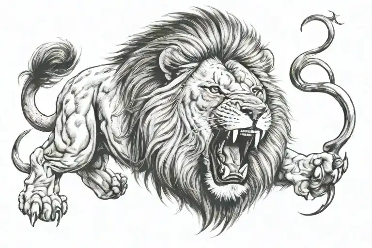 Lion Roaring