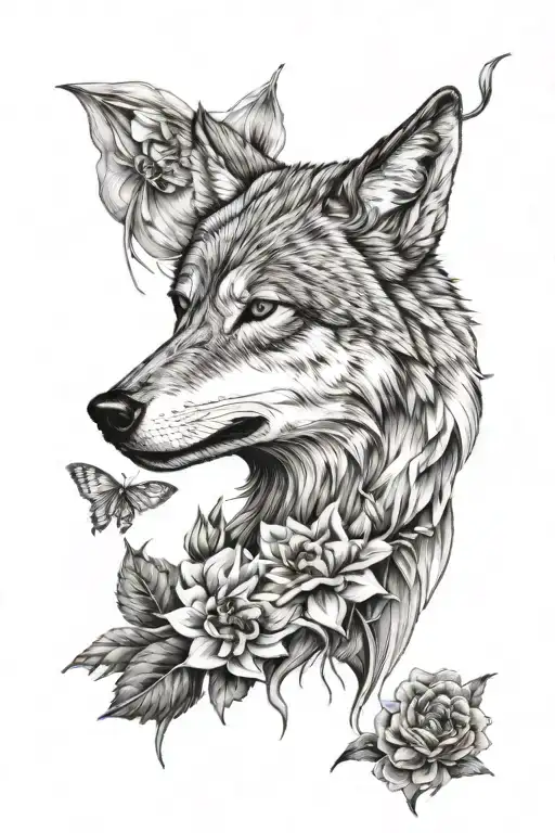 Wolf Phinex November Birth Flower Still I Rise Rebirth