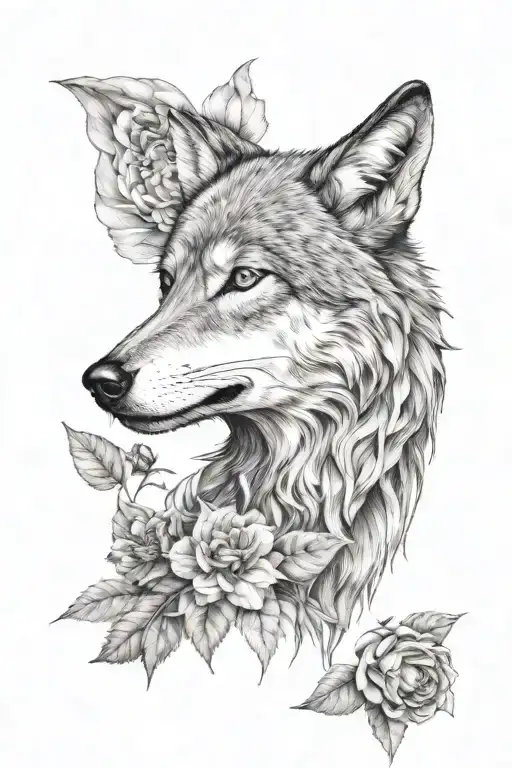 Wolf Phinex November Birth Flower Still I Rise Rebirth