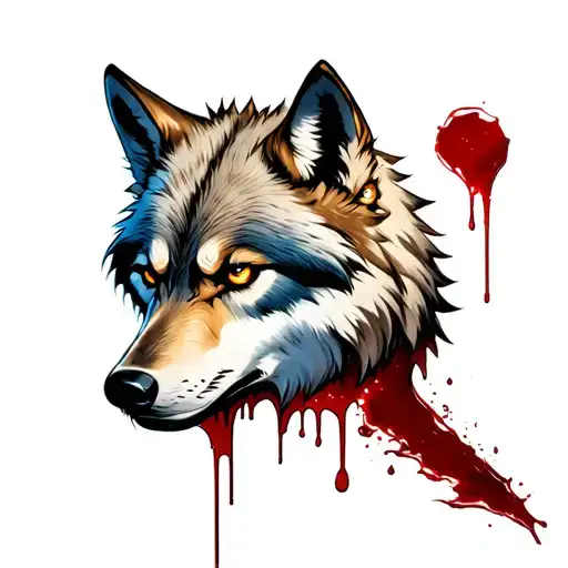 Road Wolf And Blood In Mortal Kombat