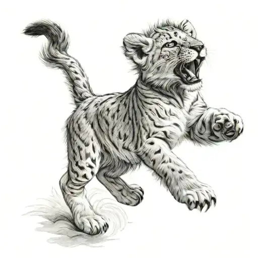Roaring Lion Calf