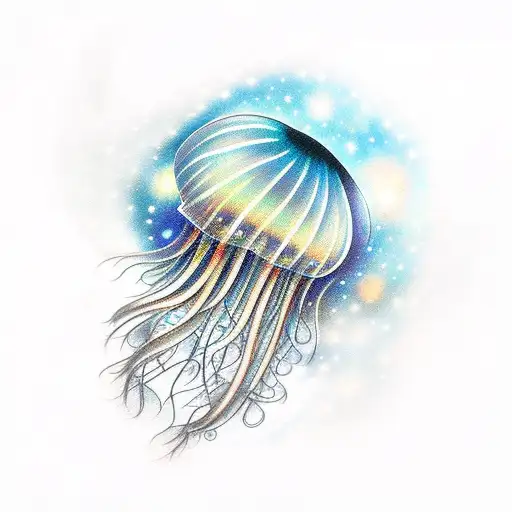 Jellyfish In A Galaxy Full Of Stars