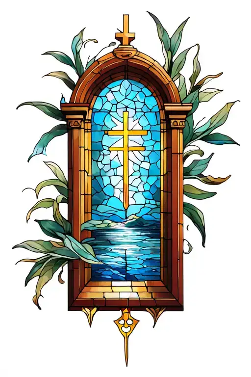 Stain Glasses Window Religious