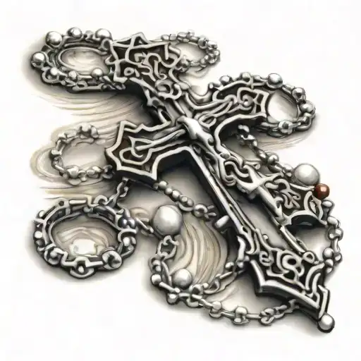 Cross And Rosary