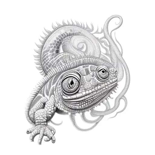 Psychedelic Chameleon