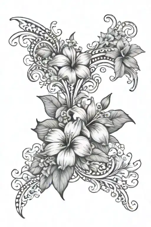 Hawaiin Tattoo Design Inspired