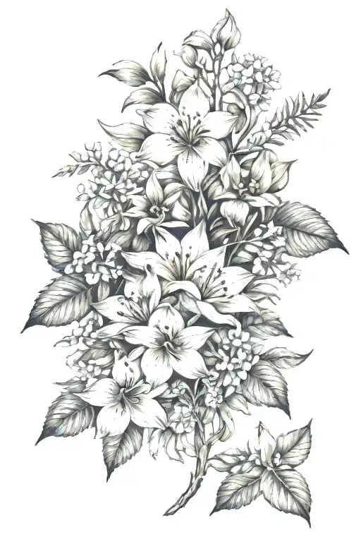 Flowers And Nature Scene