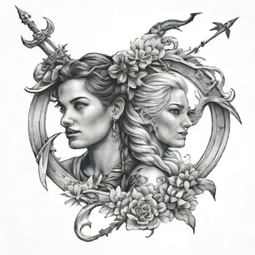 Pisces And Sagittarius For Mom And Son