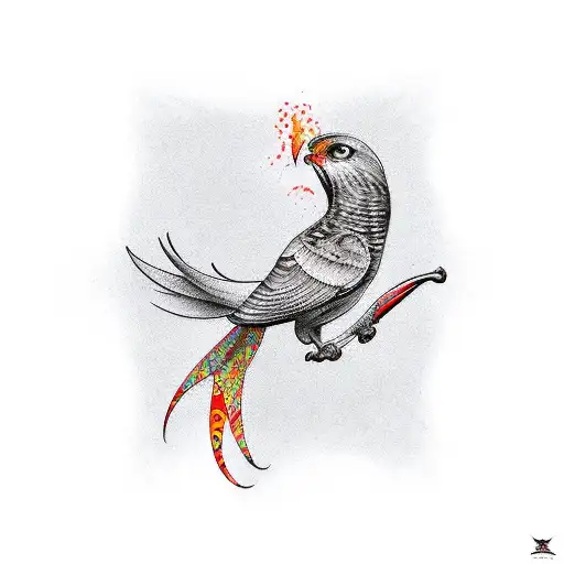 The Two Phoenix Birds According To The Shape Of The Collarbones