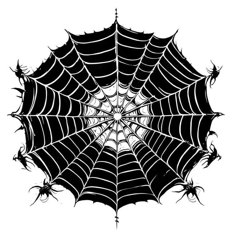 Spider Webs Fanning