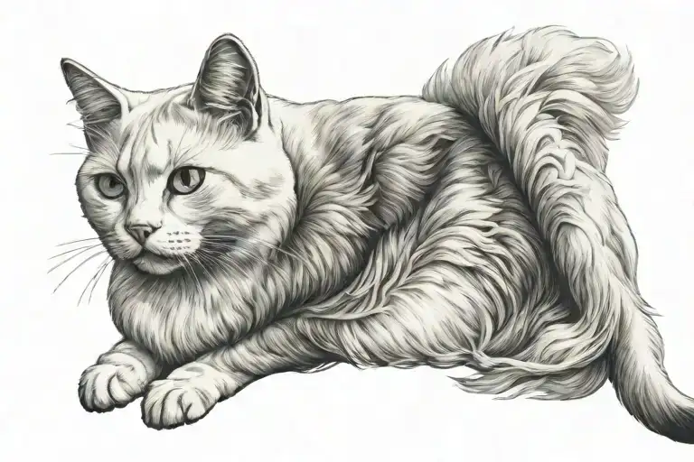 A White Cat With Etherochromia