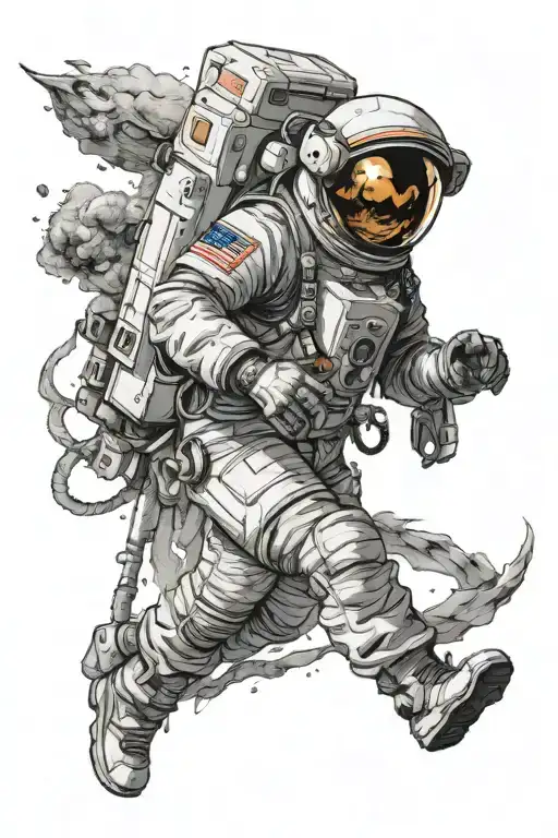 Phoenix Astronaut In Space