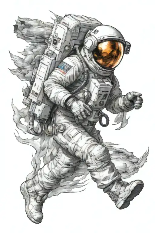 Phoenix Astronaut In Space
