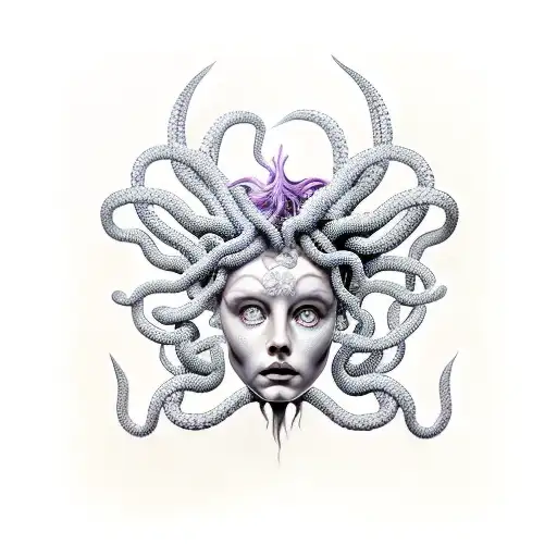 Medusa With Horns