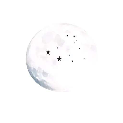 Moon For Man With Star