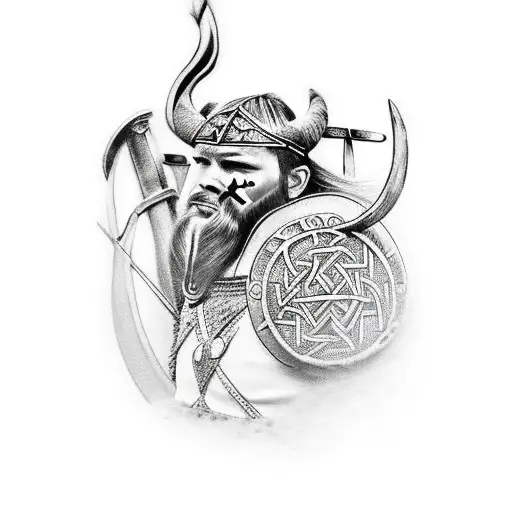 Nordic Viking Battle