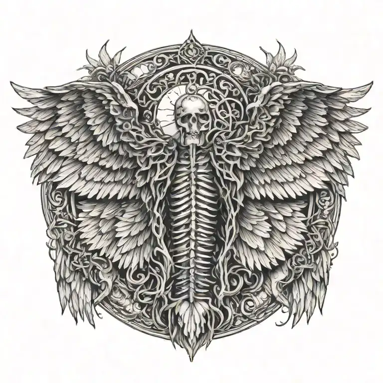 Anatomical Wings Spread