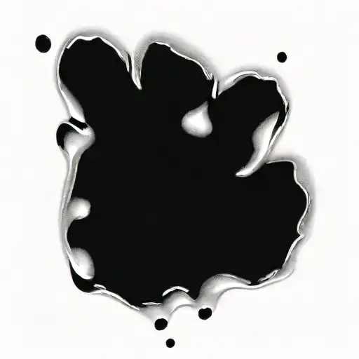 Large Dog Paw Print With Nails