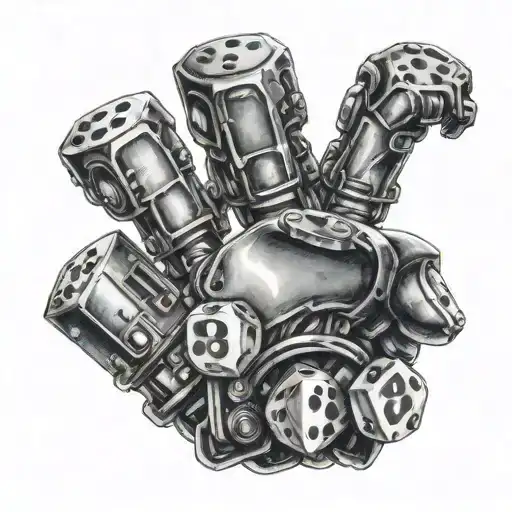 Robot Hand Throwing Dice