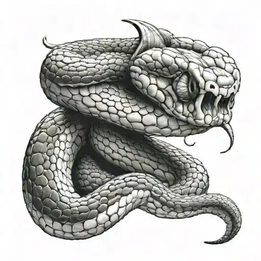 Snake Changing Its Skin Opening