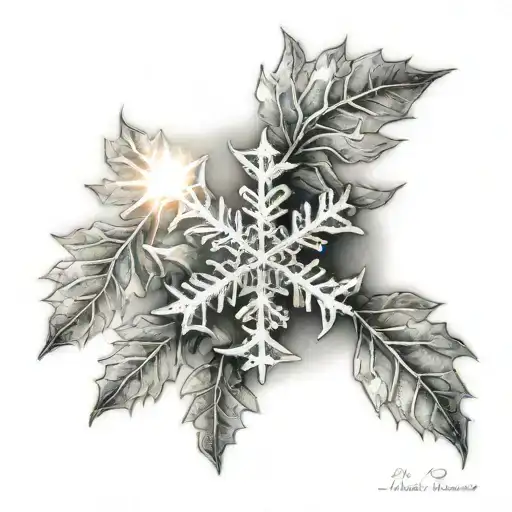 Snowflake In The Middle Of A Summer Sun