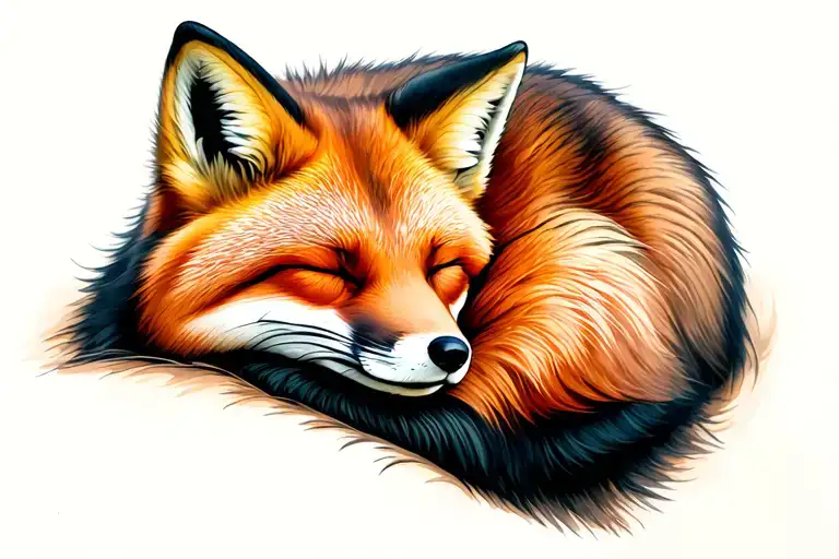 Fox Sleeping
