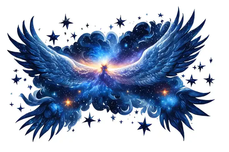 Heaven And Galaxy Filled With Stars