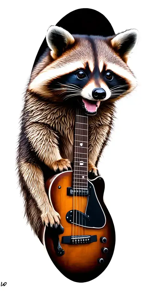 Raccoon Guitar