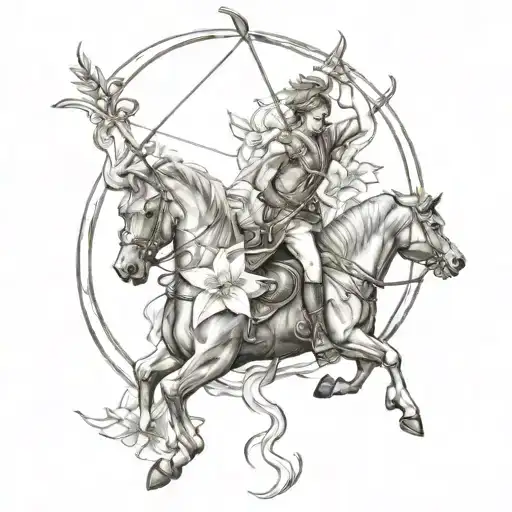 Sagittarius And Lily For Man